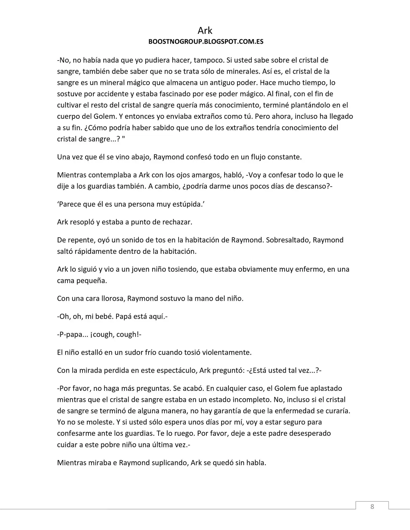 Ark (novela) (2016) - Capítulo 9 - Página 8 - LectorTMOo