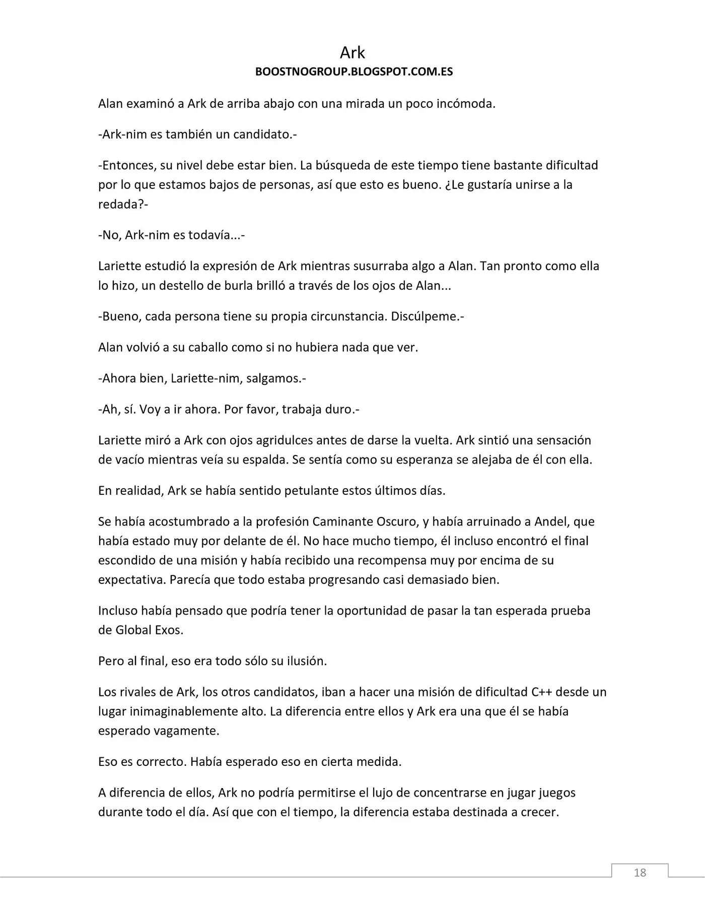 Ark (novela) (2016) - Capítulo 9 - Página 18 - LectorTMOo