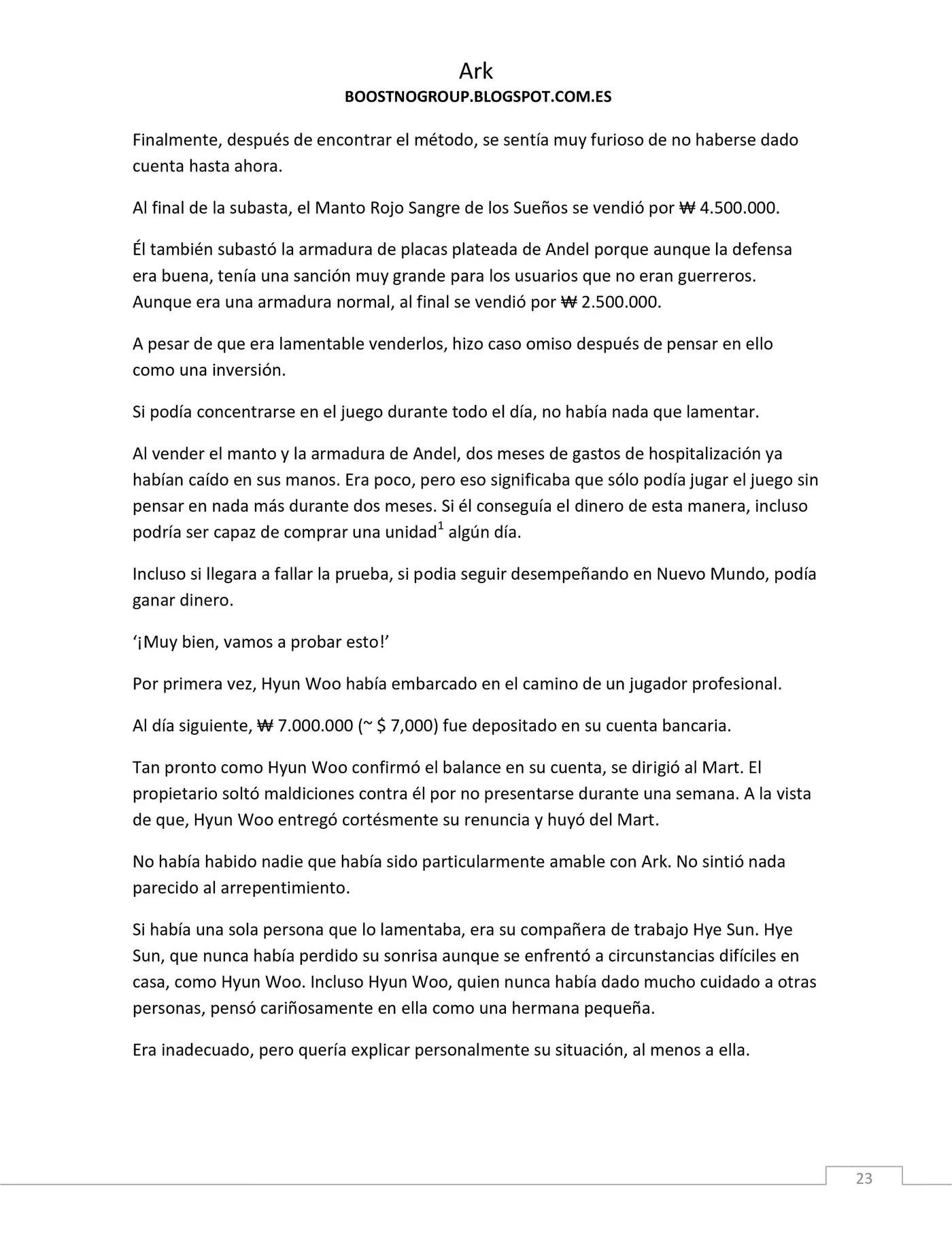 Ark (novela) (2016) - Capítulo 9 - Página 23 - LectorTMOo