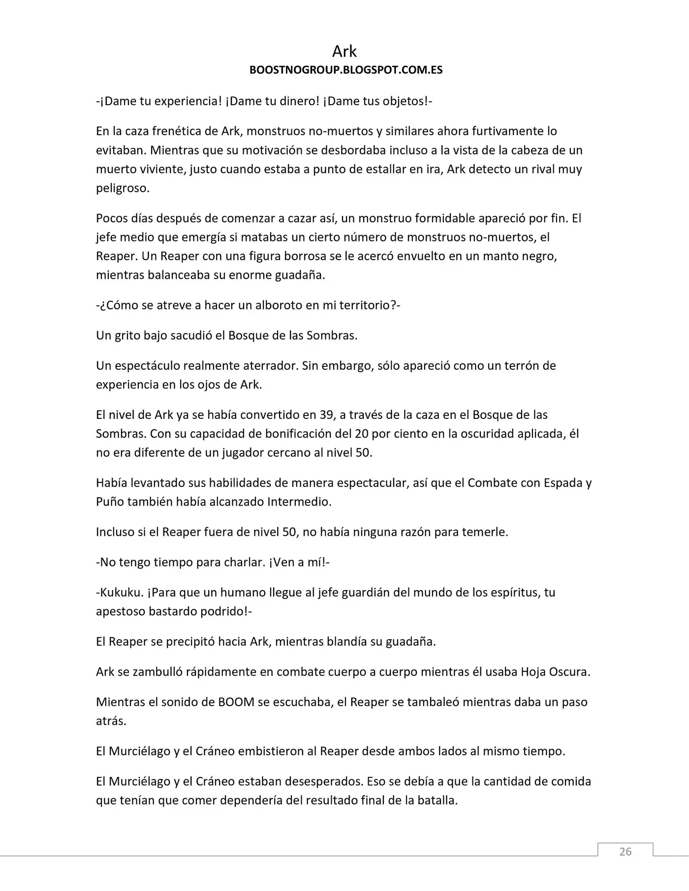 Ark (novela) (2016) - Capítulo 9 - Página 26 - LectorTMOo