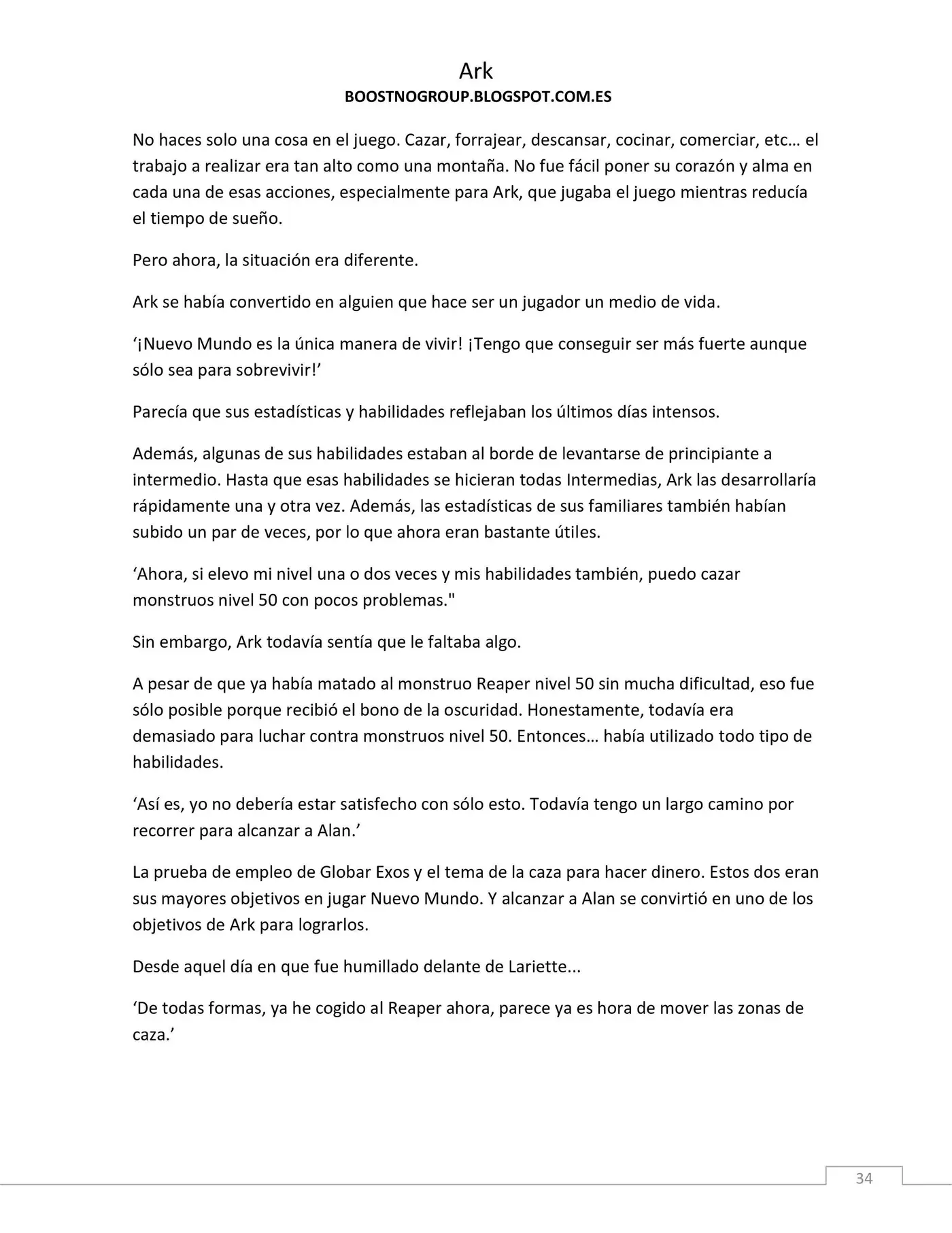 Ark (novela) (2016) - Capítulo 9 - Página 34 - LectorTMOo