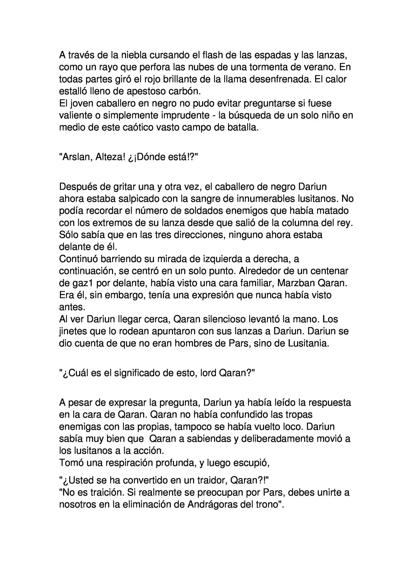 Arslan Senki (novela) (2017) - Capítulo 4 - Página 1 - LectorTMOo