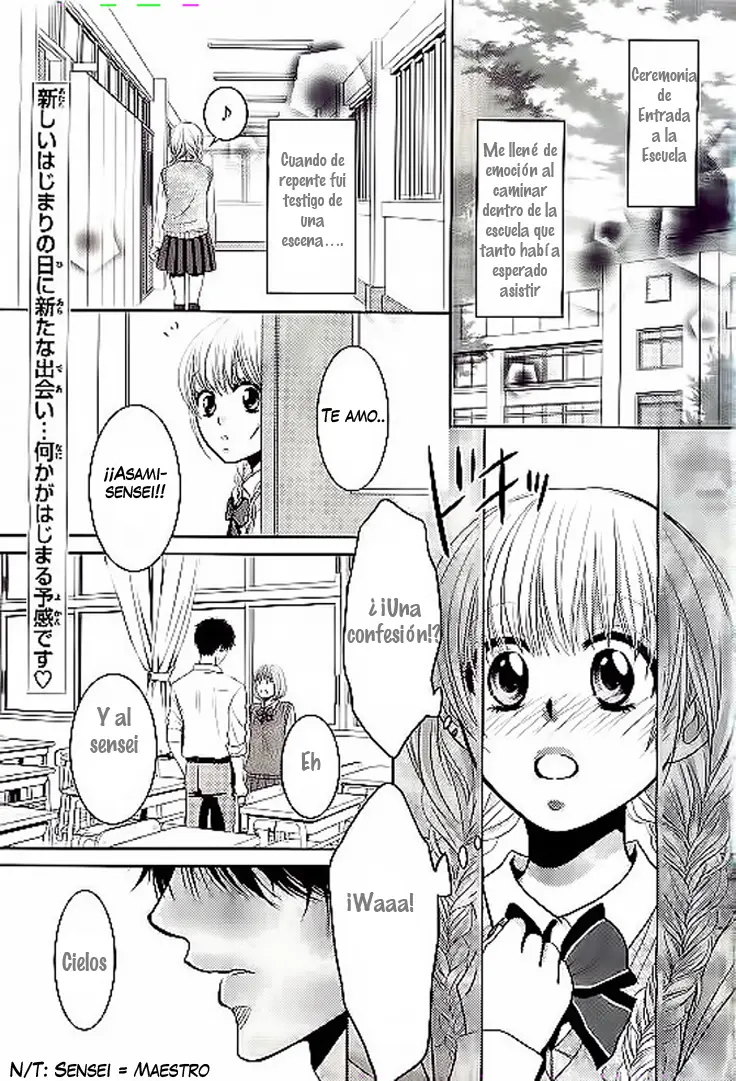 Asami-sensei no Himitsu (2014) - Capítulo 1 - Página 4 - LectorTMOo