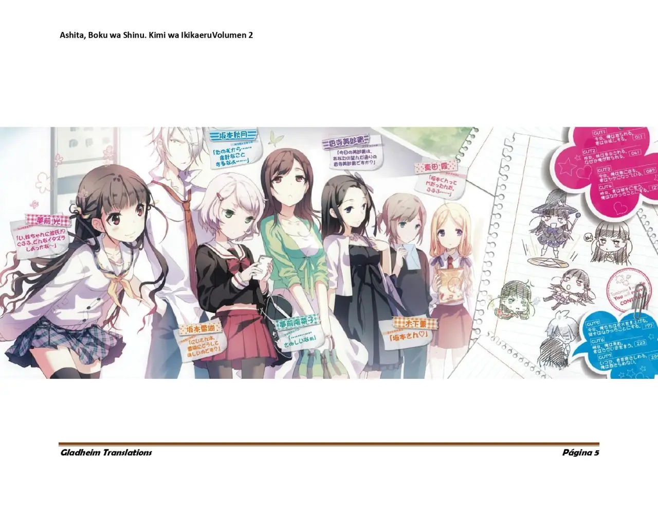 Ashita, Boku wa Shinu. Kimi wa Ikikaeru (2013) - Capítulo 8 - Página 5 - LectorTMOo