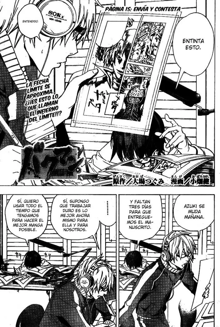 Bakuman (2008) - Capítulo 15 - Página 1 - LectorTMOo