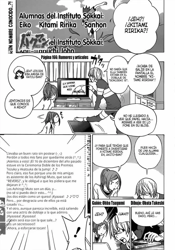 Bakuman (2008) - Capítulo 166 - Página 3 - LectorTMOo