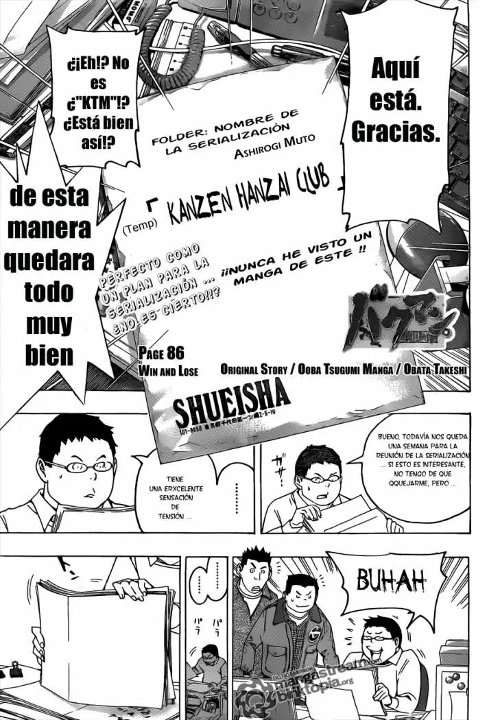 Bakuman (2008) - Capítulo 86 - Página 1 - LectorTMOo