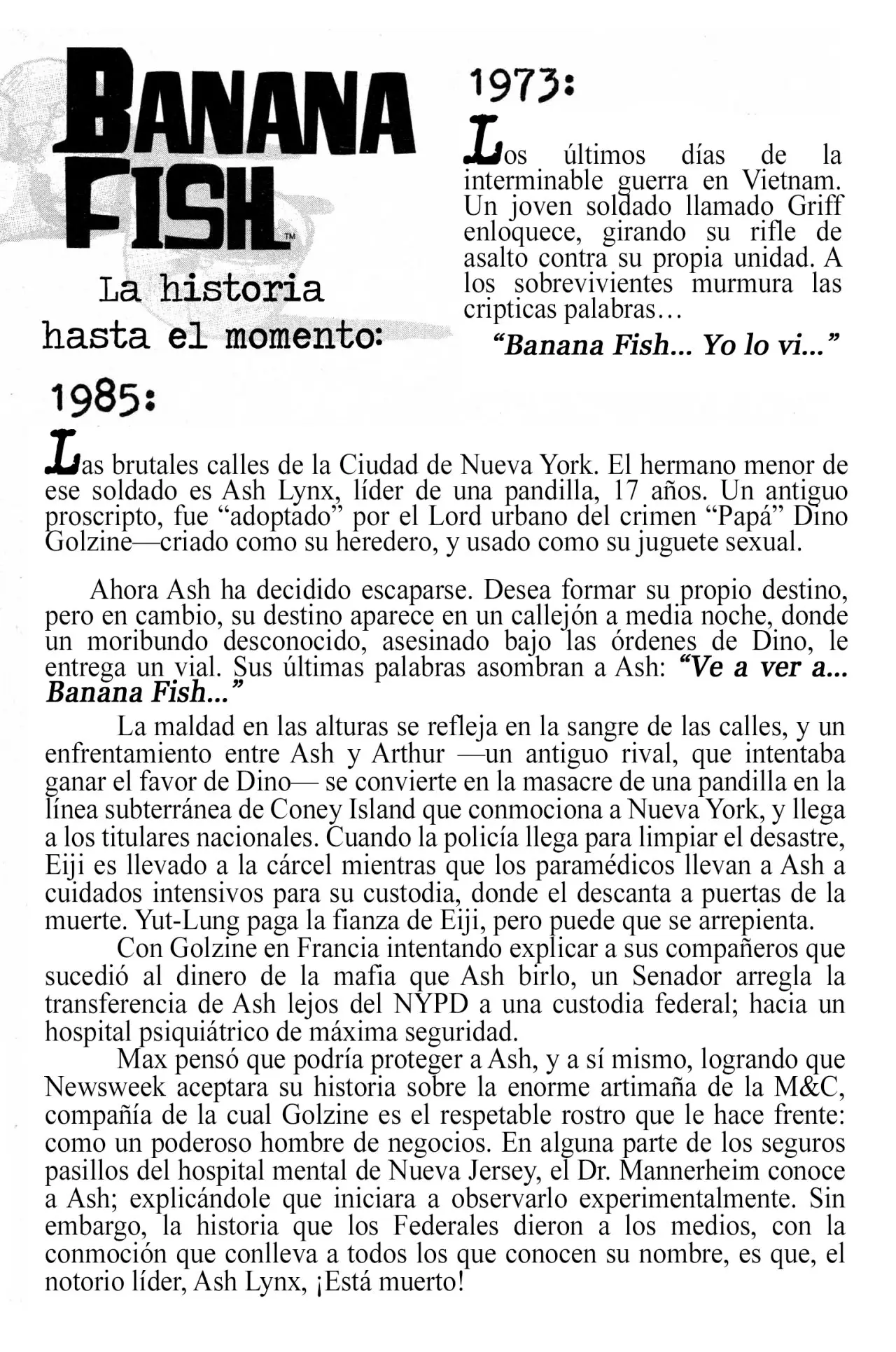Banana Fish (1985) - Capítulo 51 - Página 5 - LectorTMOo