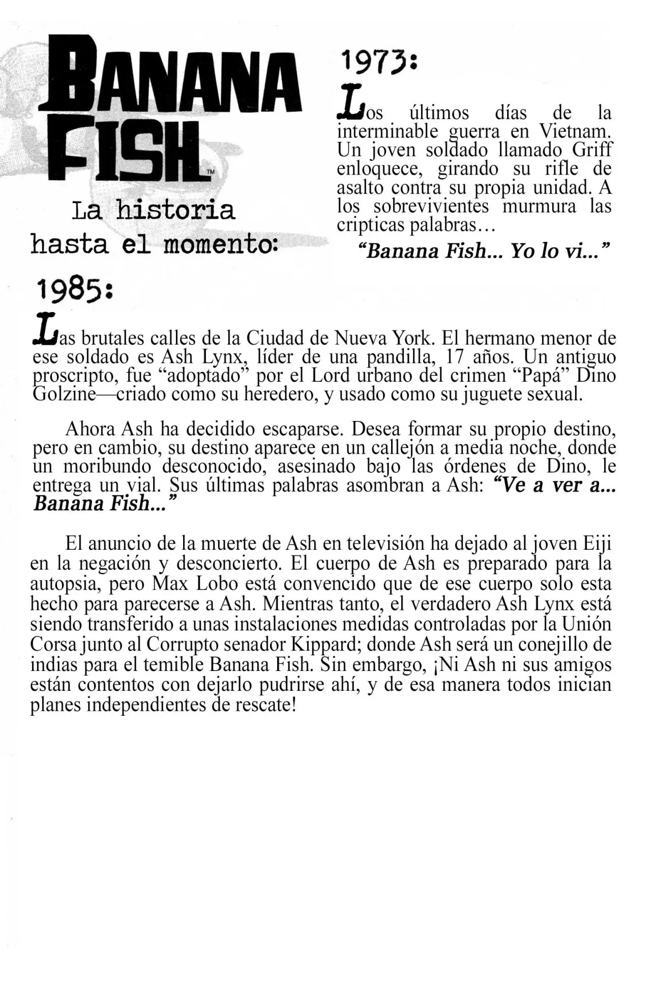 Banana Fish (1985) - Capítulo 57 - Página 5 - LectorTMOo