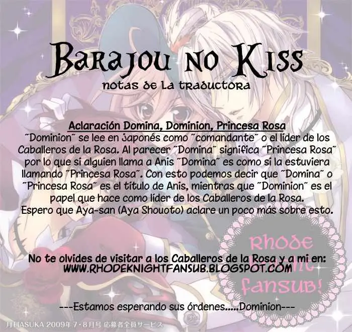 Barajou no Kiss (2008) - Capítulo 21 - Página 39 - LectorTMOo