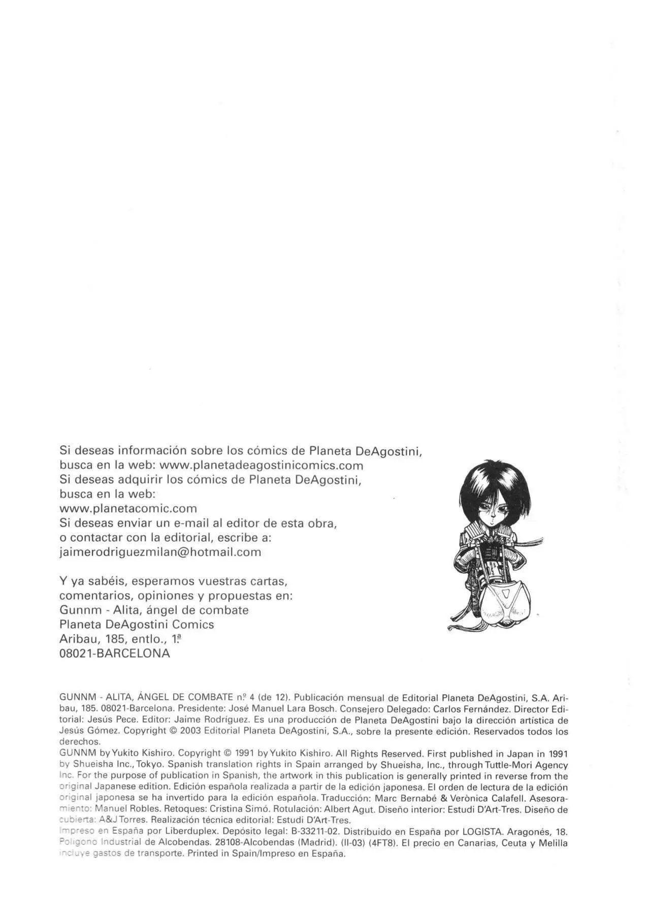 Battle Angel Alita (1991) - Capítulo 13 - Página 5 - LectorTMOo