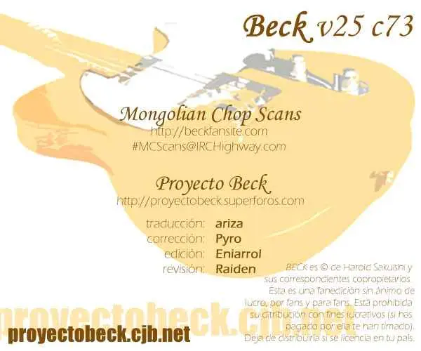 BECK: Mongolian Chop Squad (2004) - Capítulo 73 - Página 68 - LectorTMOo