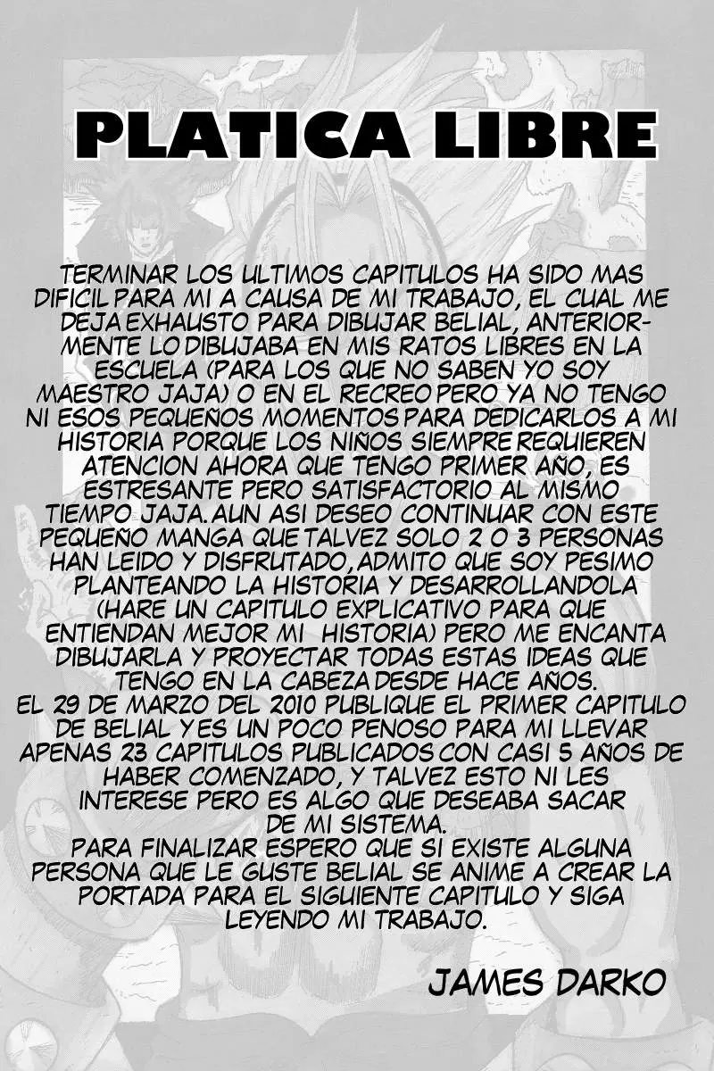 BELIAL (2010) - Capítulo 23 - Página 22 - LectorTMOo