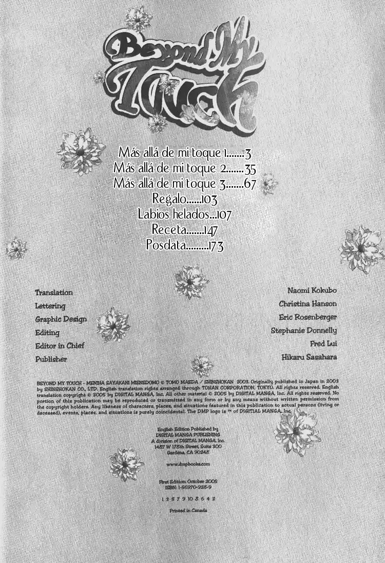 Beyond my touch (2002) - Capítulo 1 - Página 5 - LectorTMOo