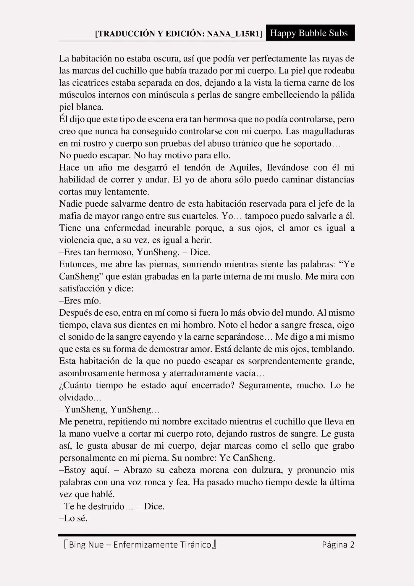Bing Nue - Enfermizamente tiránico (2017) - Capítulo - Página 2 - LectorTMOo