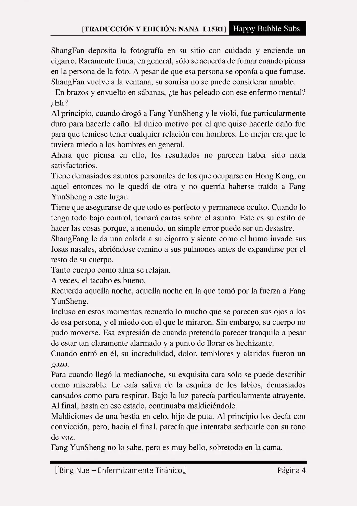 Bing Nue - Enfermizamente tiránico (2017) - Capítulo 15 - Página 4 - LectorTMOo