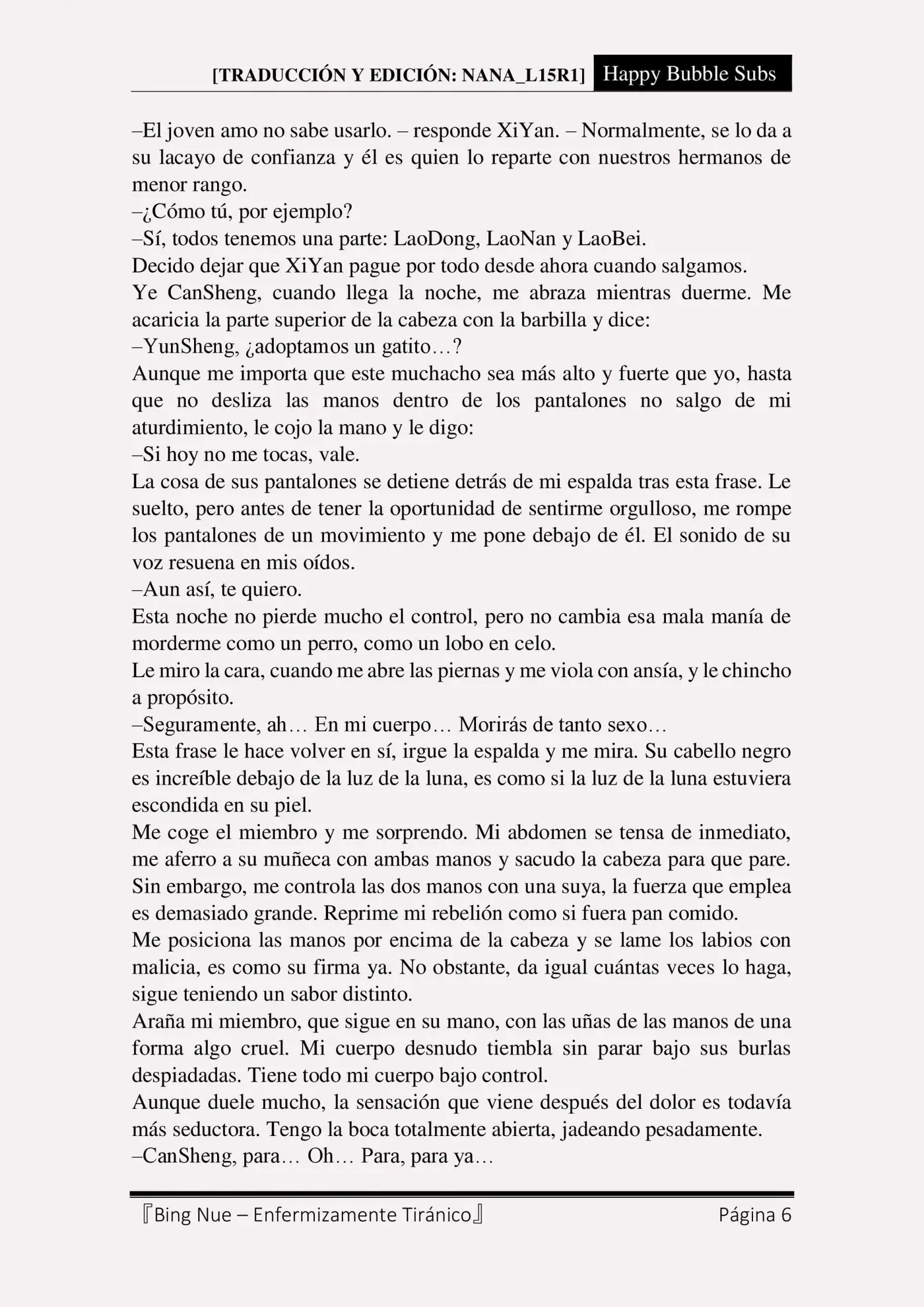 Bing Nue - Enfermizamente tiránico (2017) - Capítulo 16 - Página 6 - LectorTMOo