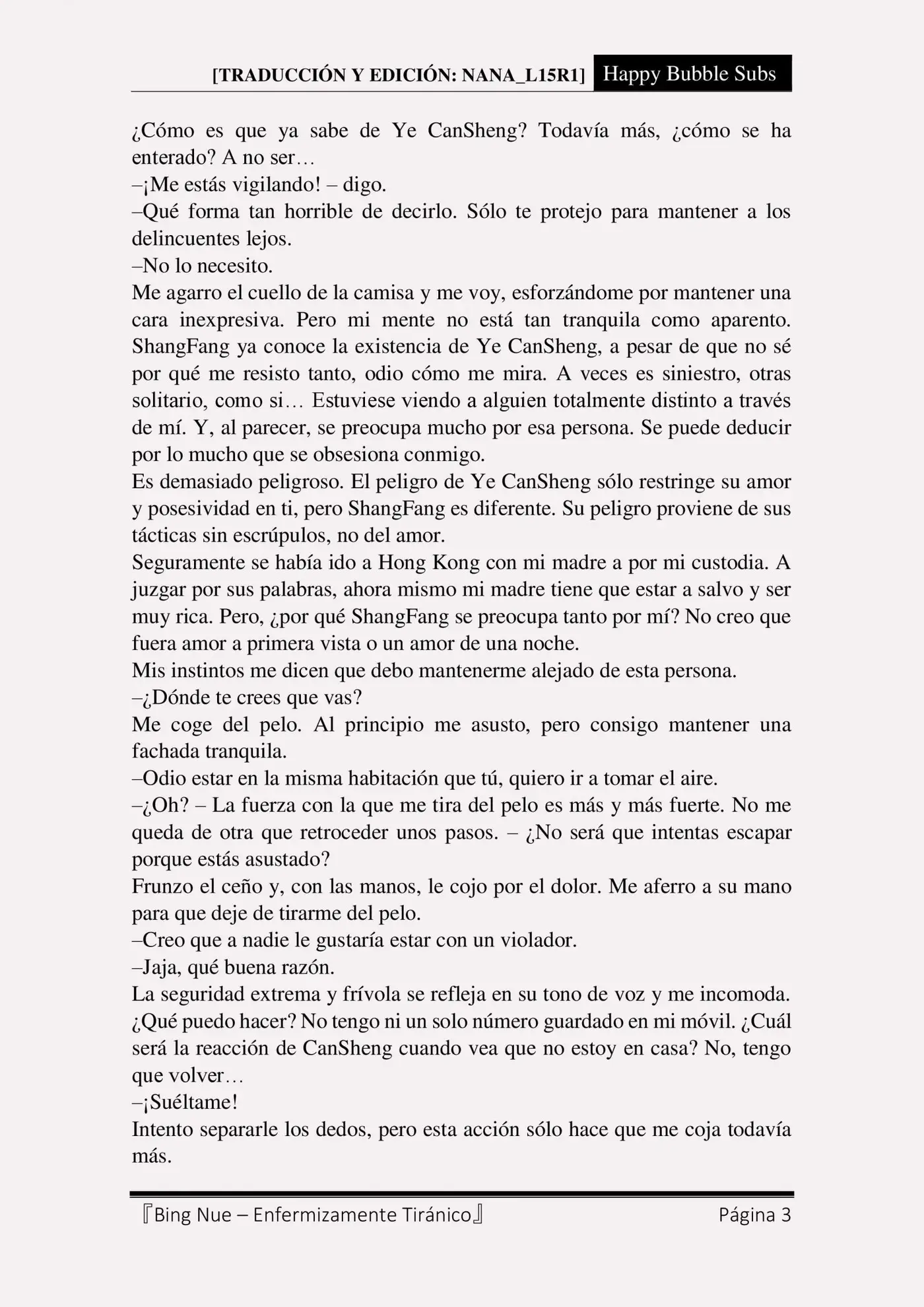 Bing Nue - Enfermizamente tiránico (2017) - Capítulo 20 - Página 3 - LectorTMOo