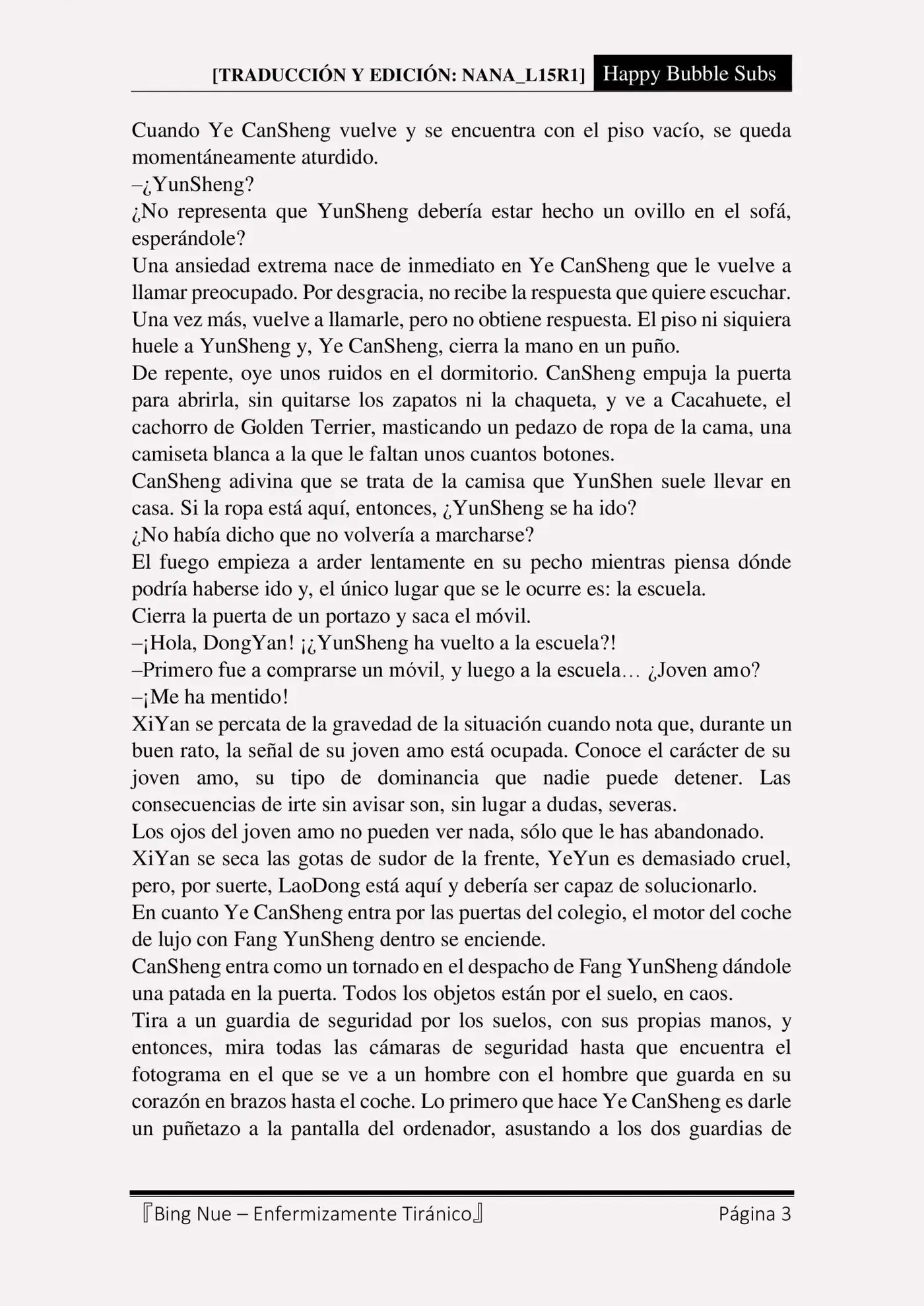 Bing Nue - Enfermizamente tiránico (2017) - Capítulo 23 - Página 3 - LectorTMOo