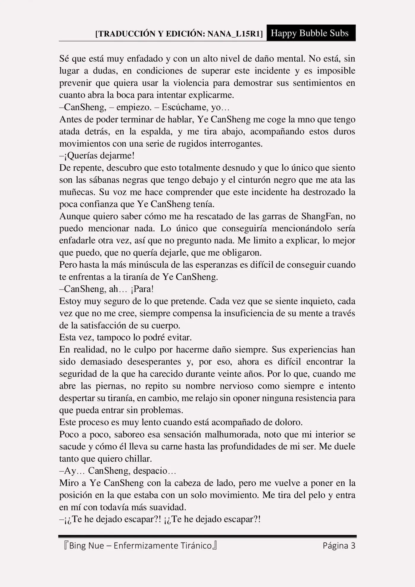 Bing Nue - Enfermizamente tiránico (2017) - Capítulo 24 - Página 3 - LectorTMOo