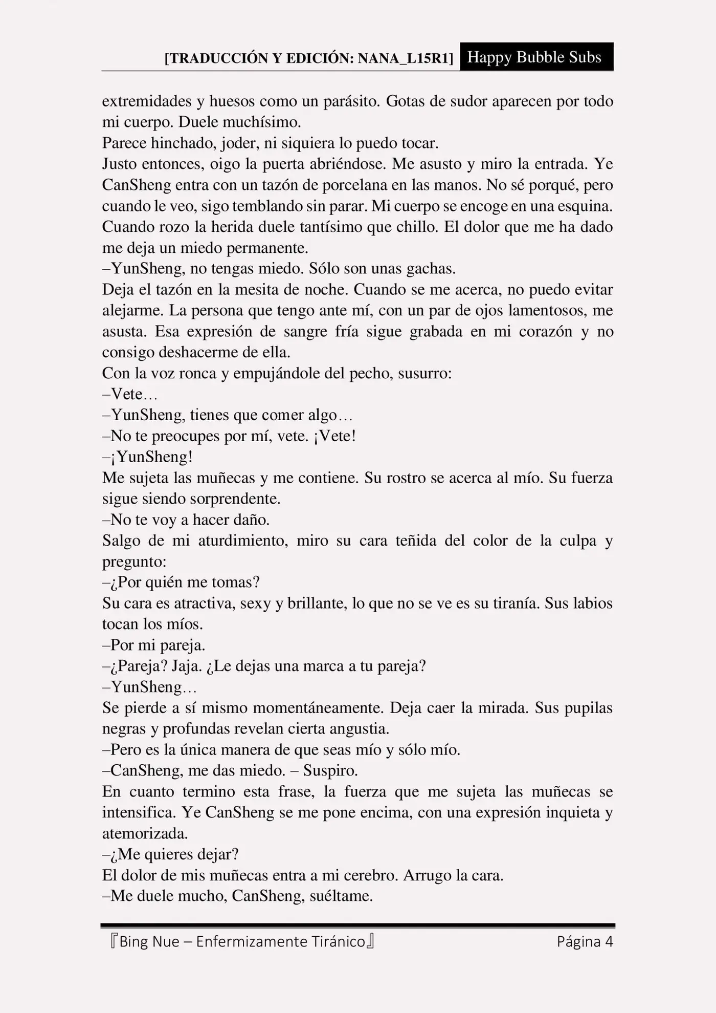 Bing Nue - Enfermizamente tiránico (2017) - Capítulo 26 - Página 4 - LectorTMOo