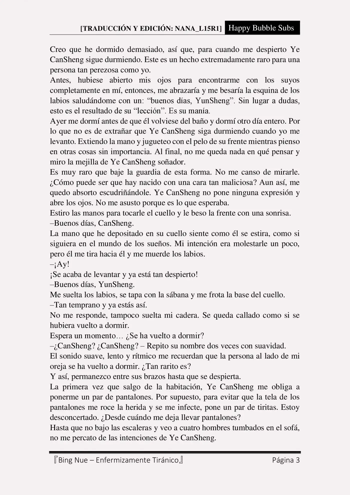 Bing Nue - Enfermizamente tiránico (2017) - Capítulo 29 - Página 3 - LectorTMOo