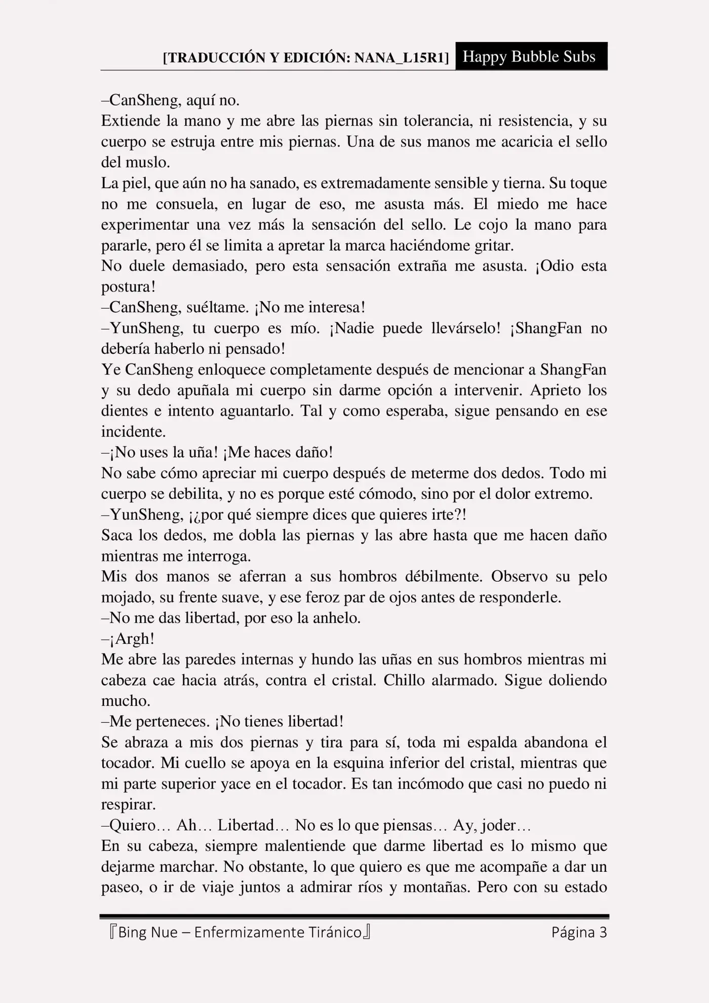 Bing Nue - Enfermizamente tiránico (2017) - Capítulo 31 - Página 3 - LectorTMOo