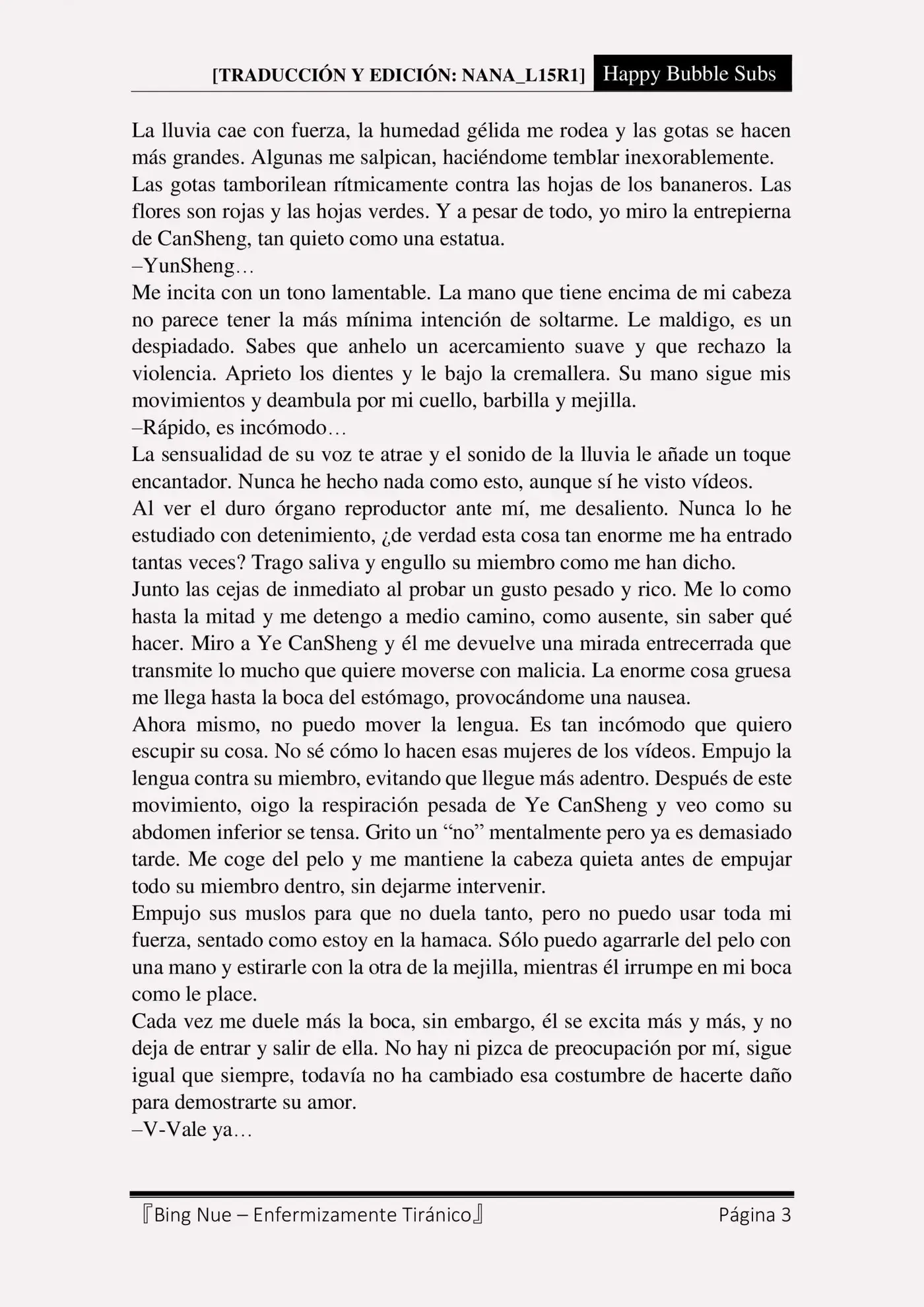 Bing Nue - Enfermizamente tiránico (2017) - Capítulo 38 - Página 3 - LectorTMOo