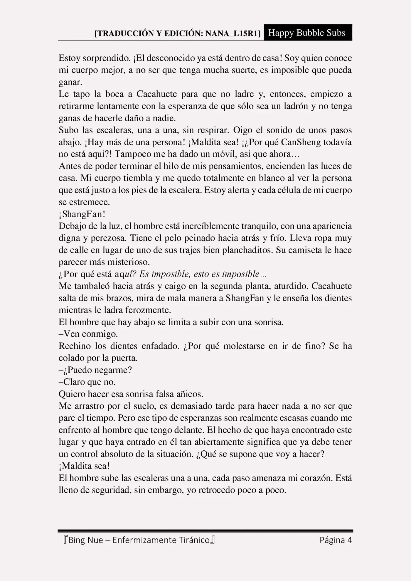 Bing Nue - Enfermizamente tiránico (2017) - Capítulo 48 - Página 4 - LectorTMOo