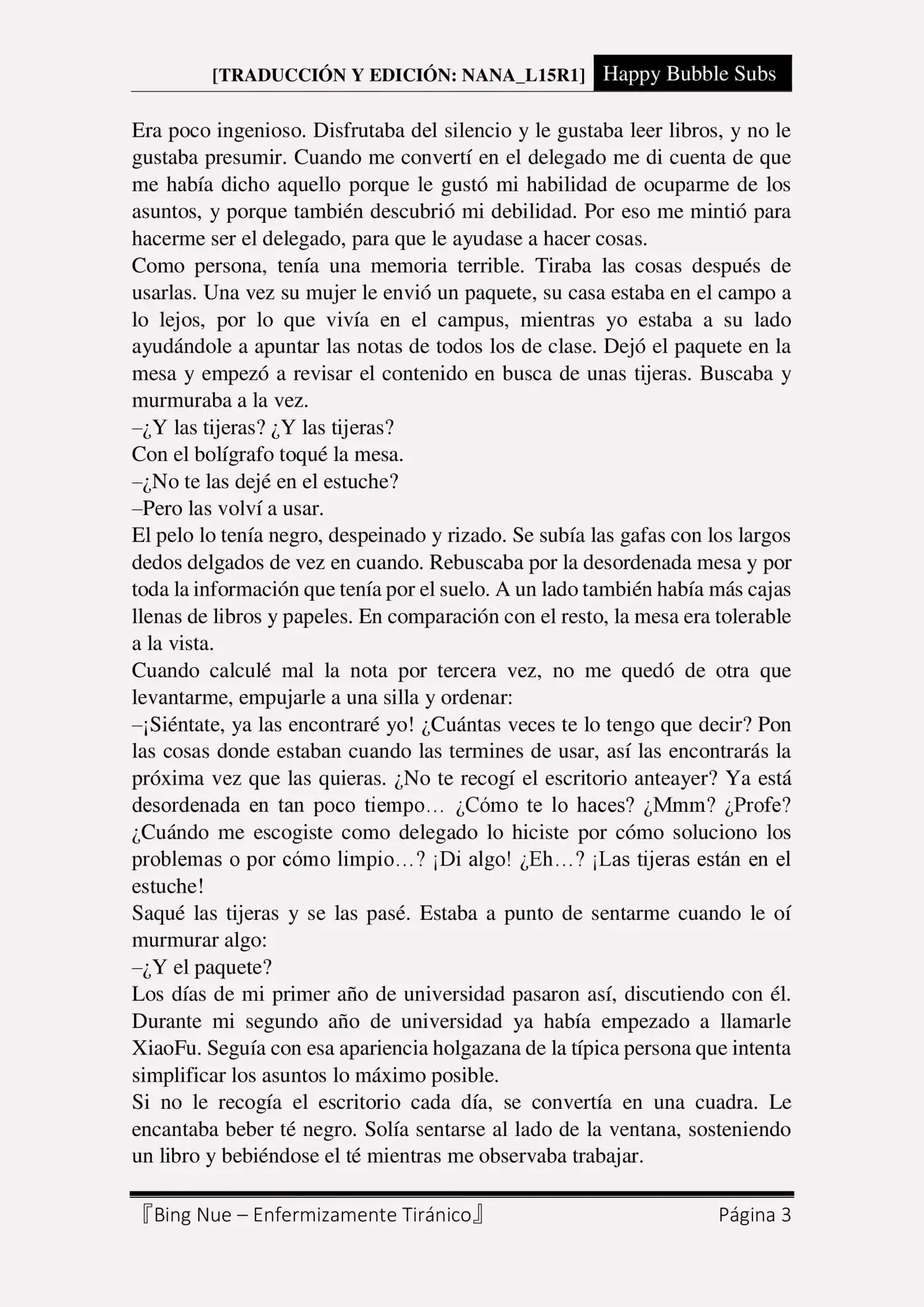 Bing Nue - Enfermizamente tiránico (2017) - Capítulo 54 - Página 3 - LectorTMOo
