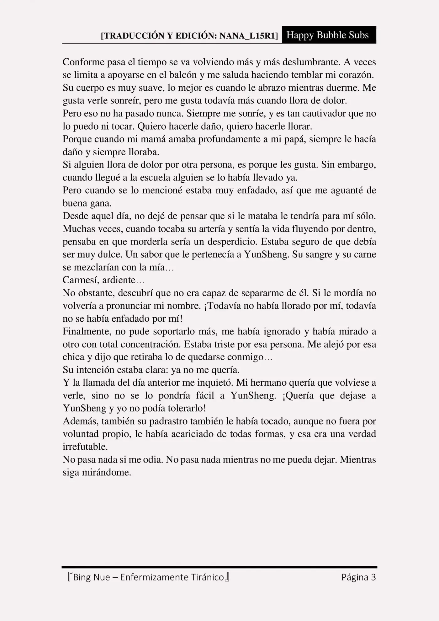 Bing Nue - Enfermizamente tiránico (2017) - Capítulo 58 - Página 3 - LectorTMOo