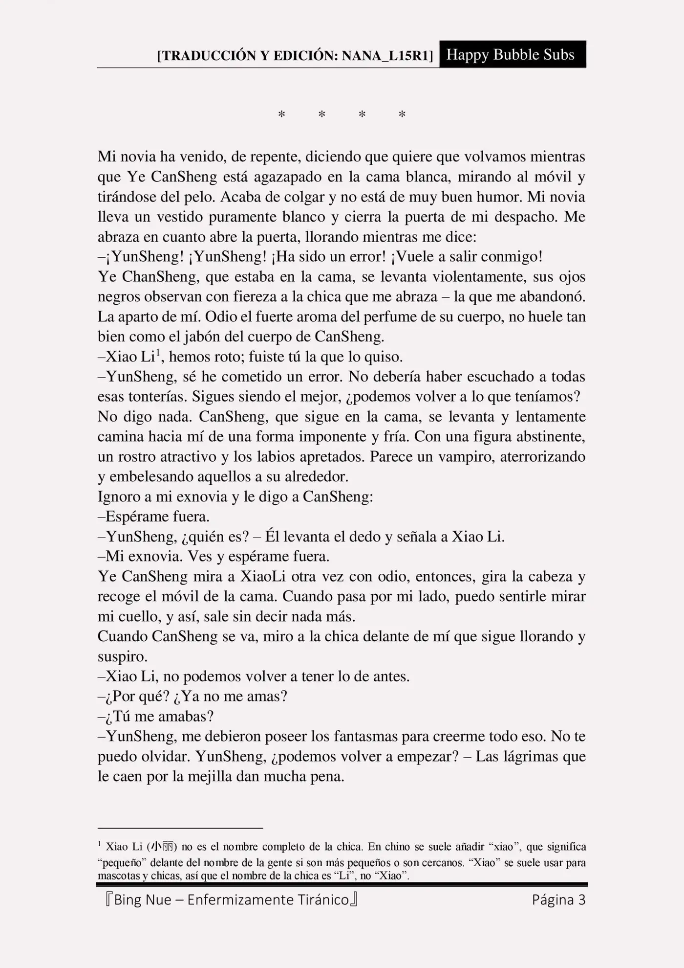 Bing Nue - Enfermizamente tiránico (2017) - Capítulo 6 - Página 3 - LectorTMOo