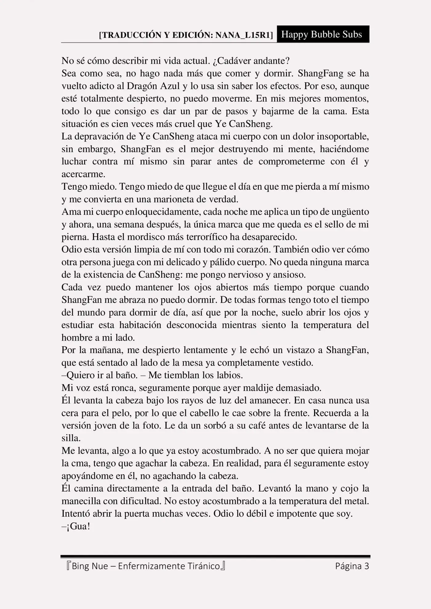 Bing Nue - Enfermizamente tiránico (2017) - Capítulo 61 - Página 3 - LectorTMOo