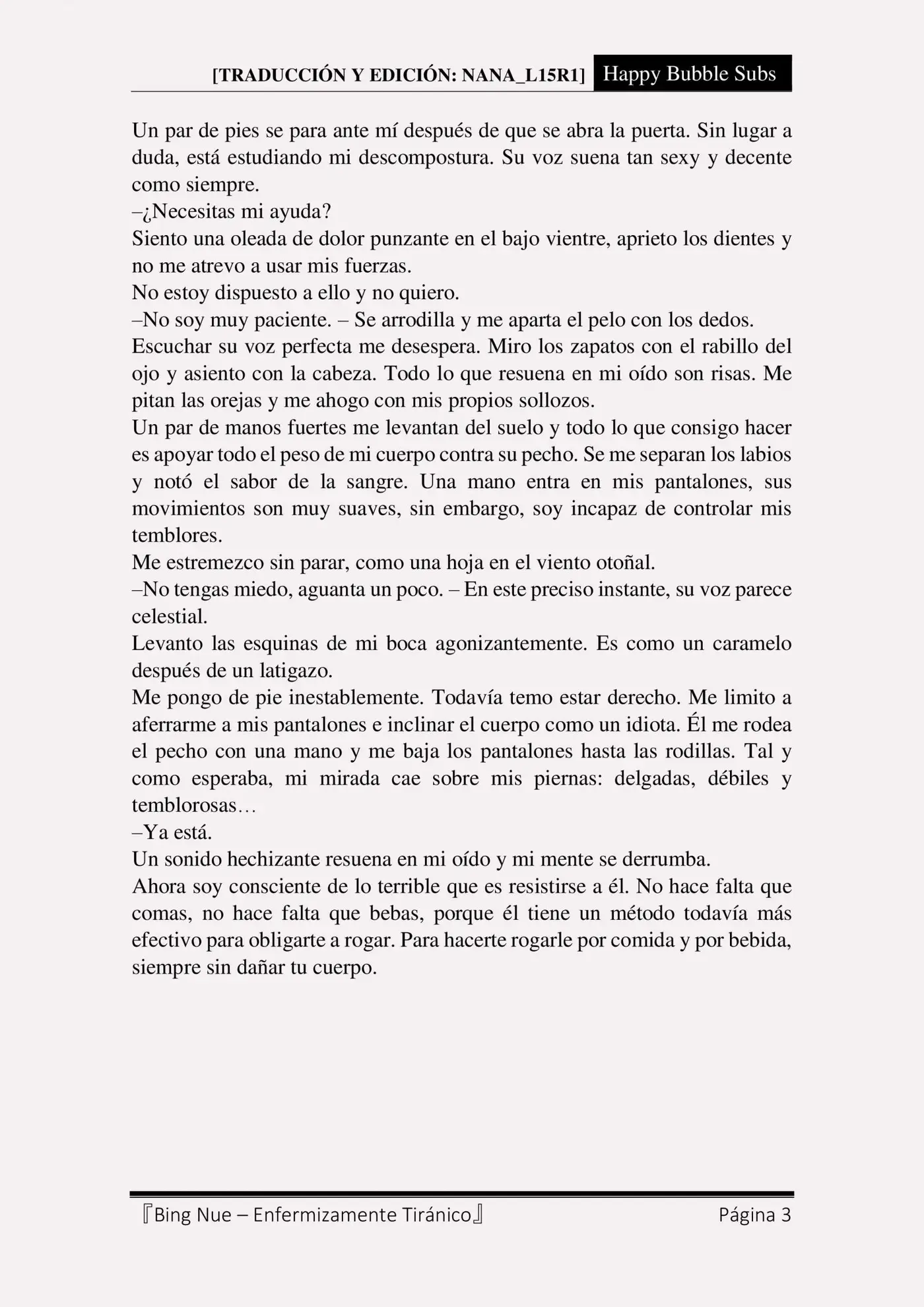 Bing Nue - Enfermizamente tiránico (2017) - Capítulo 63 - Página 3 - LectorTMOo