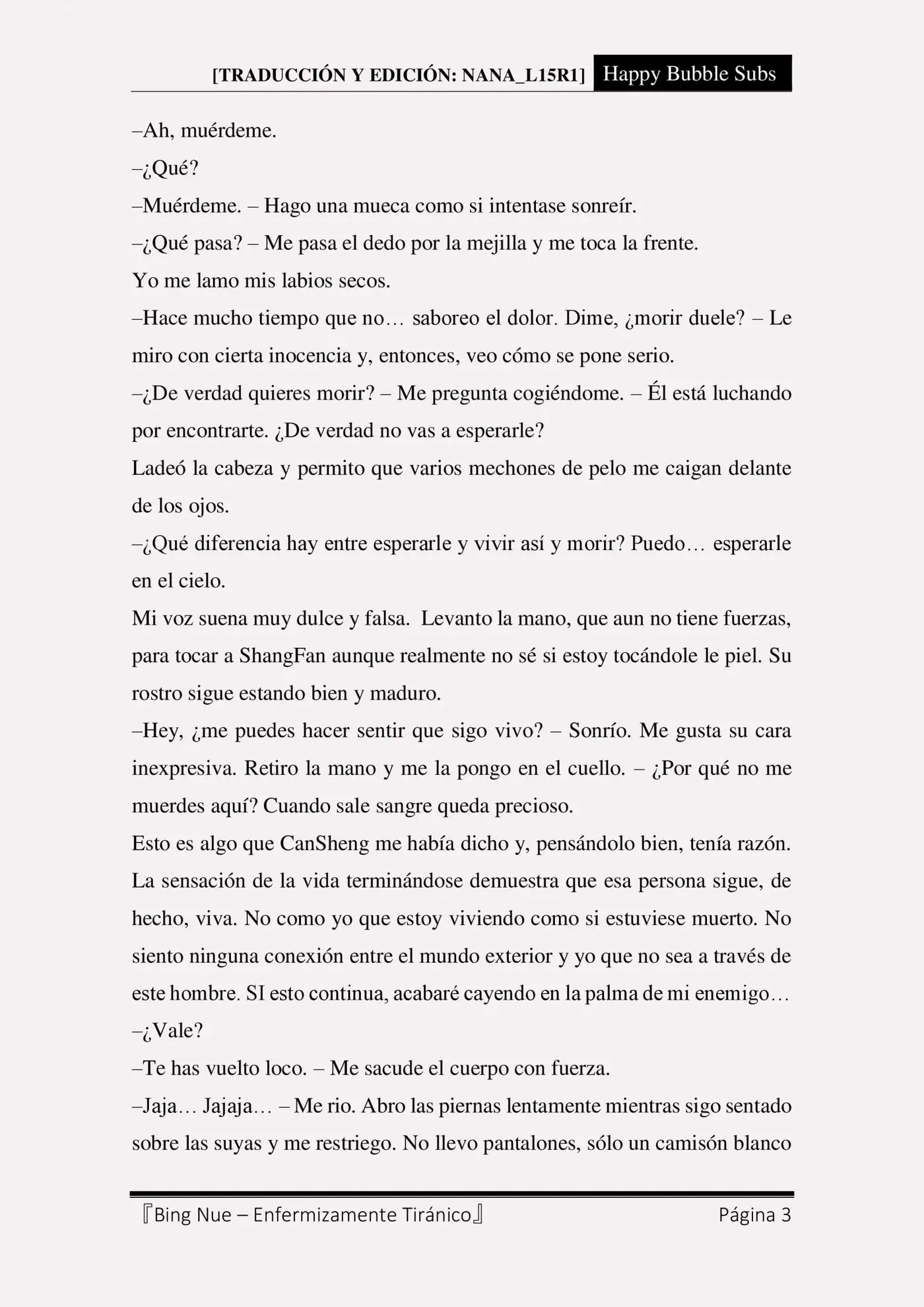 Bing Nue - Enfermizamente tiránico (2017) - Capítulo 66 - Página 3 - LectorTMOo