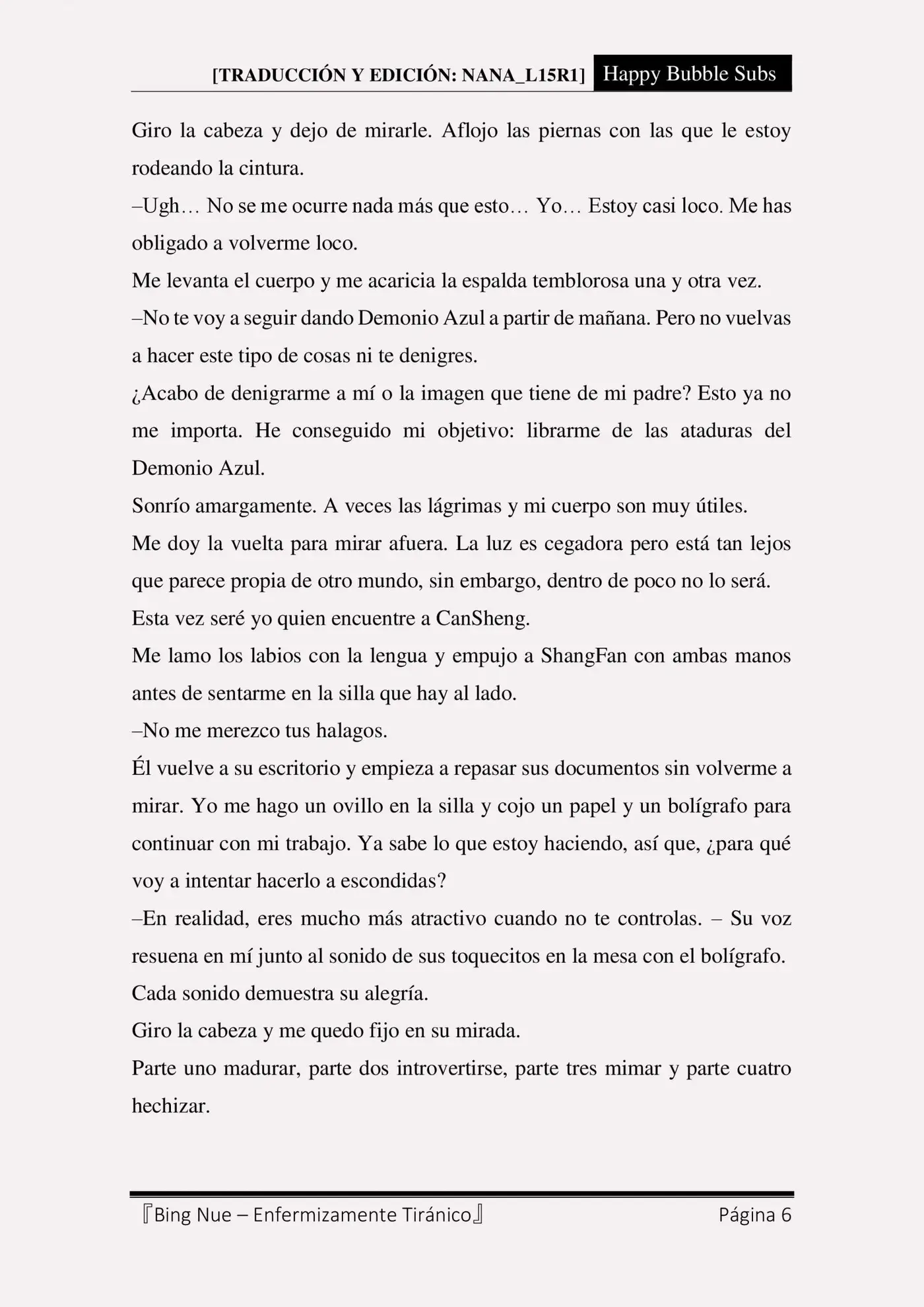 Bing Nue - Enfermizamente tiránico (2017) - Capítulo 66 - Página 6 - LectorTMOo