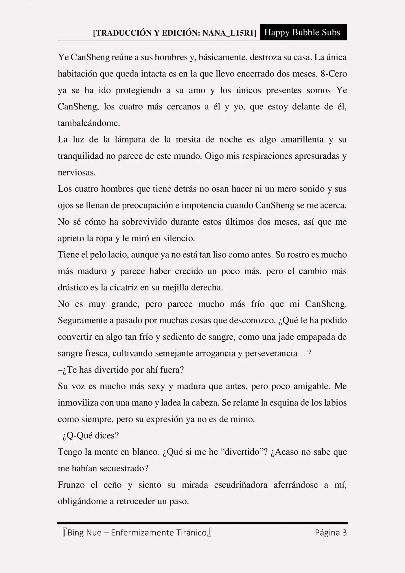 Bing Nue - Enfermizamente tiránico (2017) - Capítulo 71 - Página 3 - LectorTMOo
