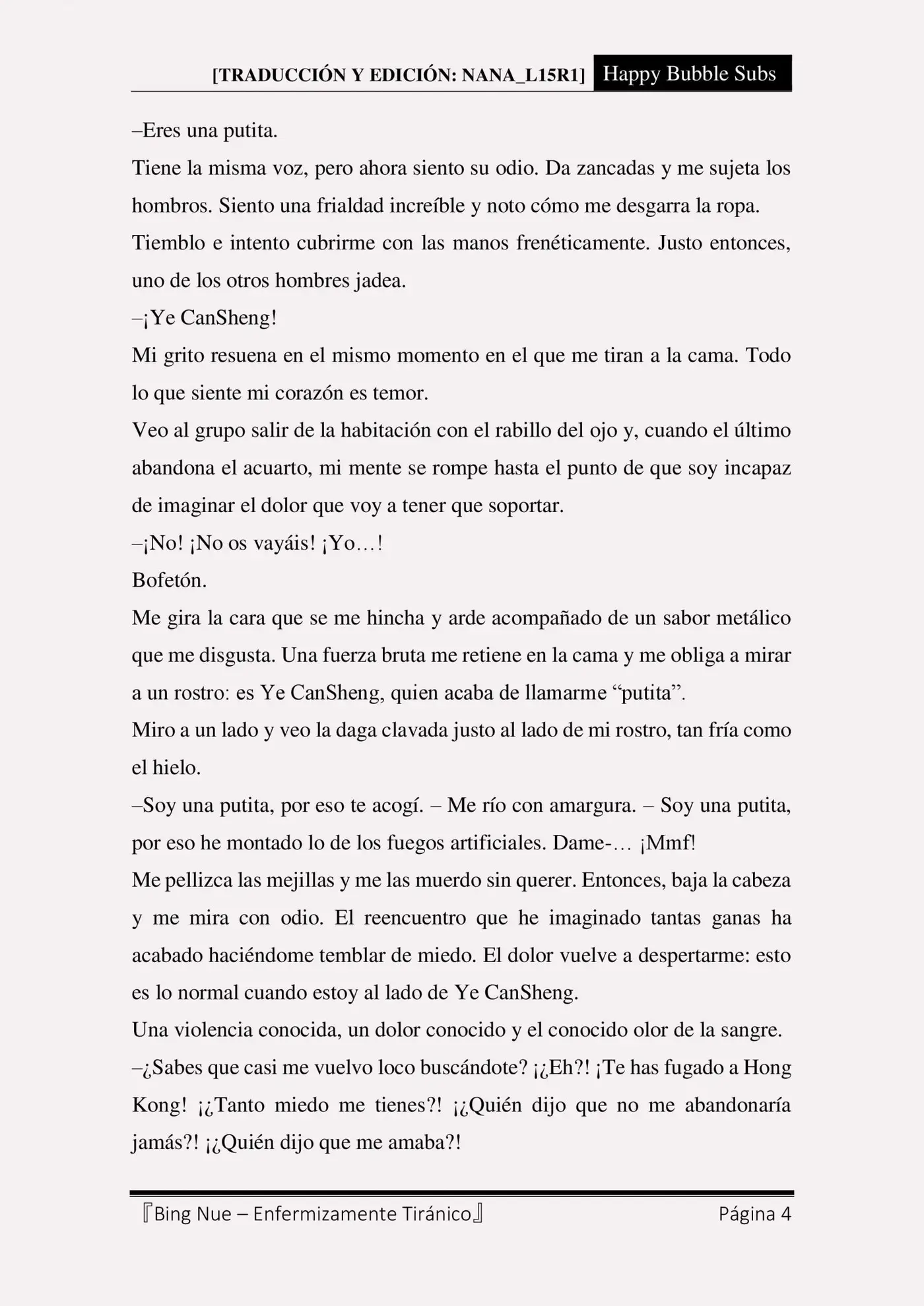 Bing Nue - Enfermizamente tiránico (2017) - Capítulo 71 - Página 4 - LectorTMOo