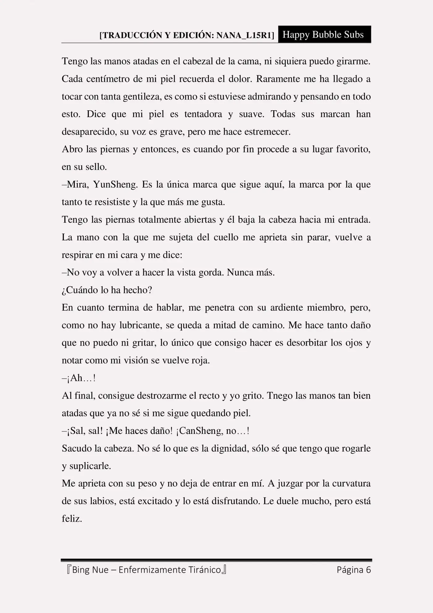 Bing Nue - Enfermizamente tiránico (2017) - Capítulo 71 - Página 6 - LectorTMOo