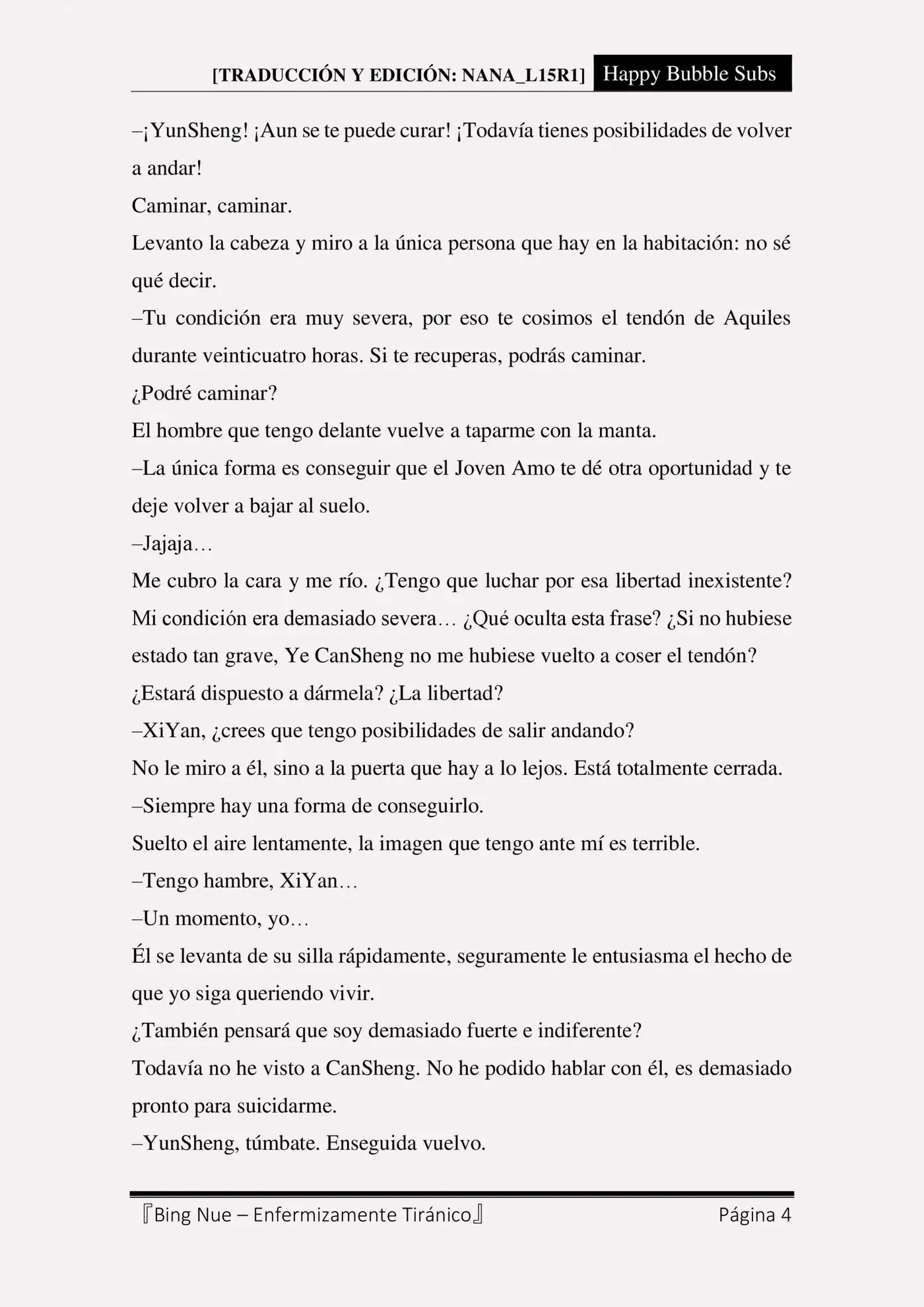 Bing Nue - Enfermizamente tiránico (2017) - Capítulo 74 - Página 4 - LectorTMOo