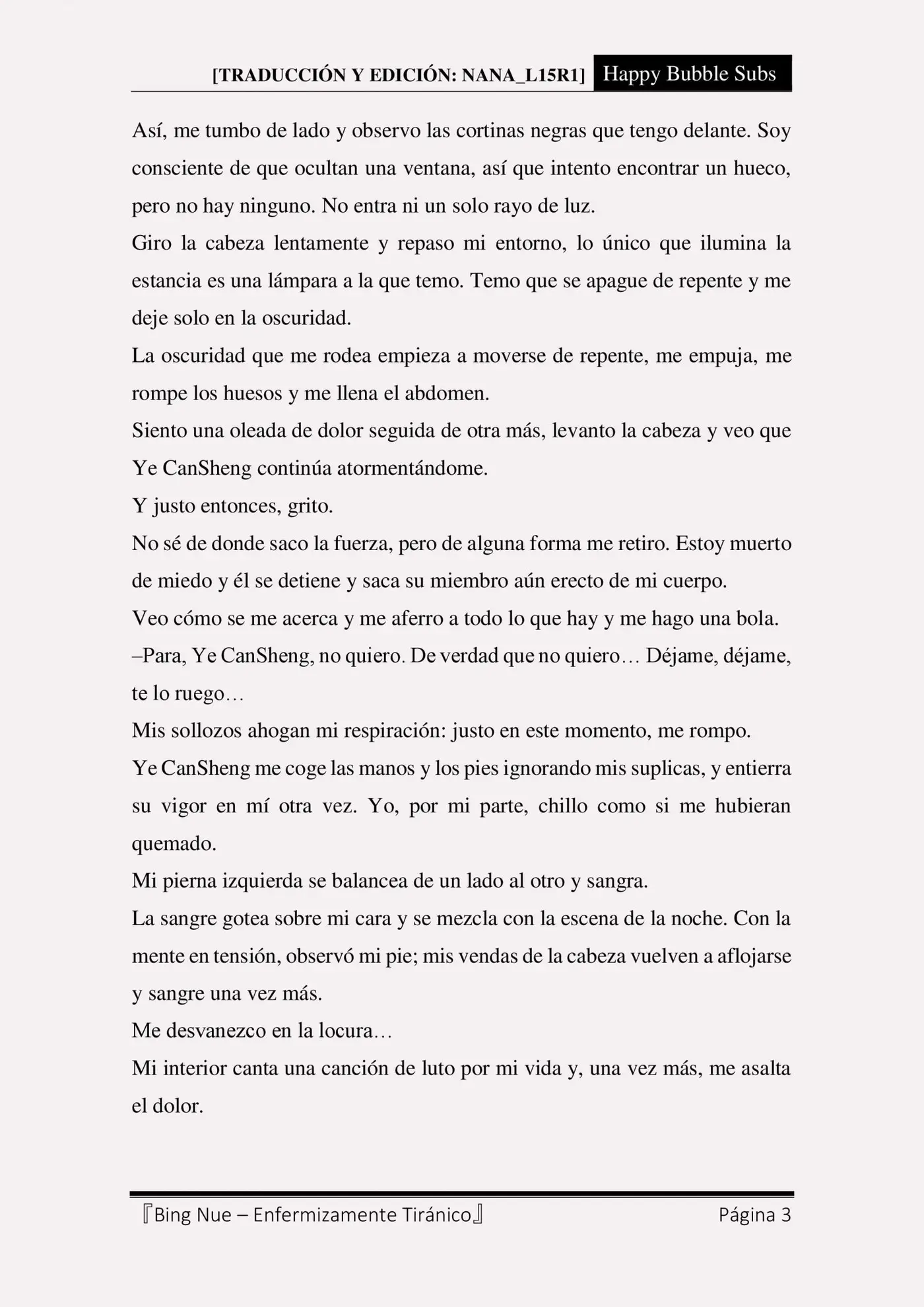 Bing Nue - Enfermizamente tiránico (2017) - Capítulo 77 - Página 3 - LectorTMOo