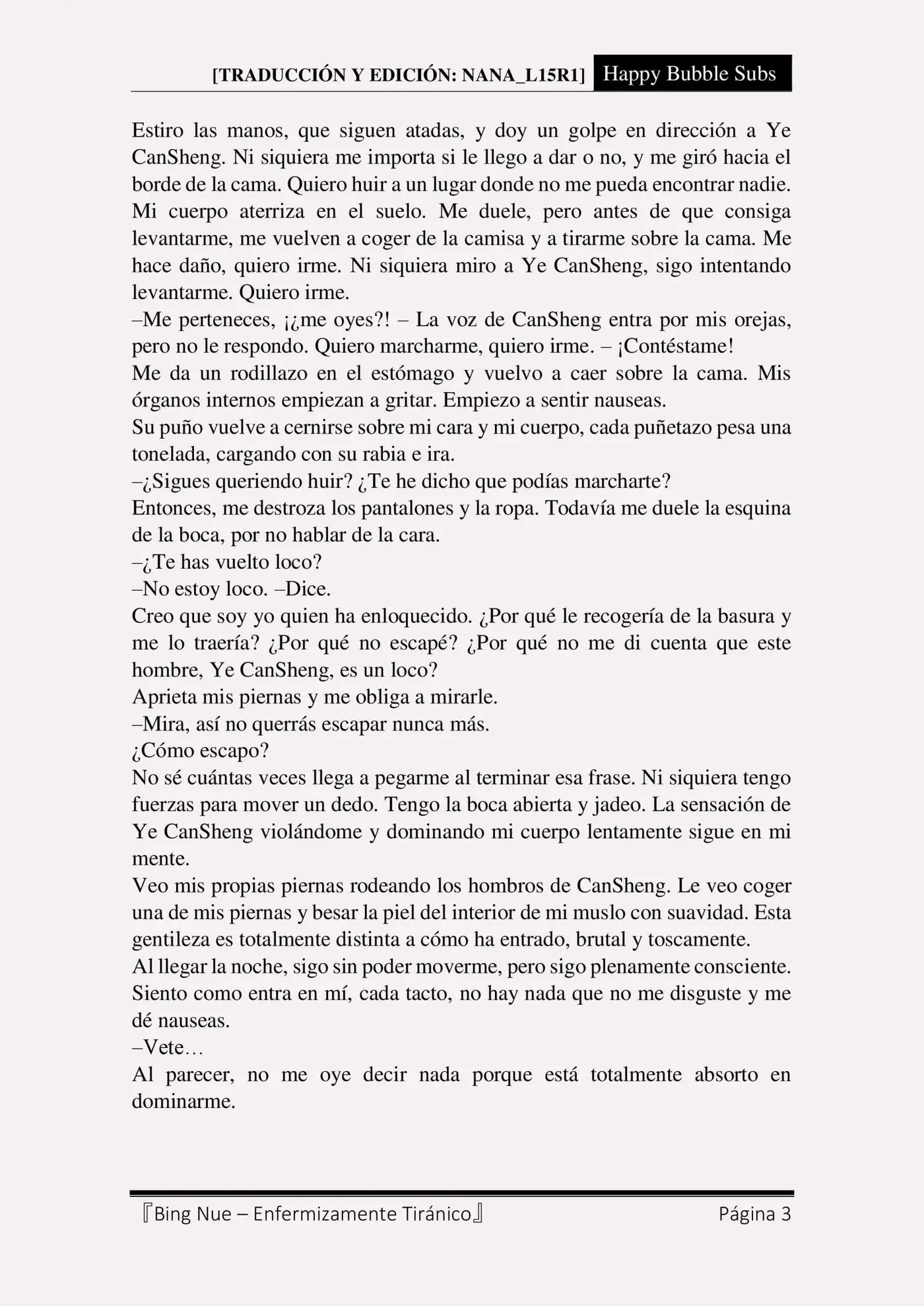 Bing Nue - Enfermizamente tiránico (2017) - Capítulo 8 - Página 3 - LectorTMOo