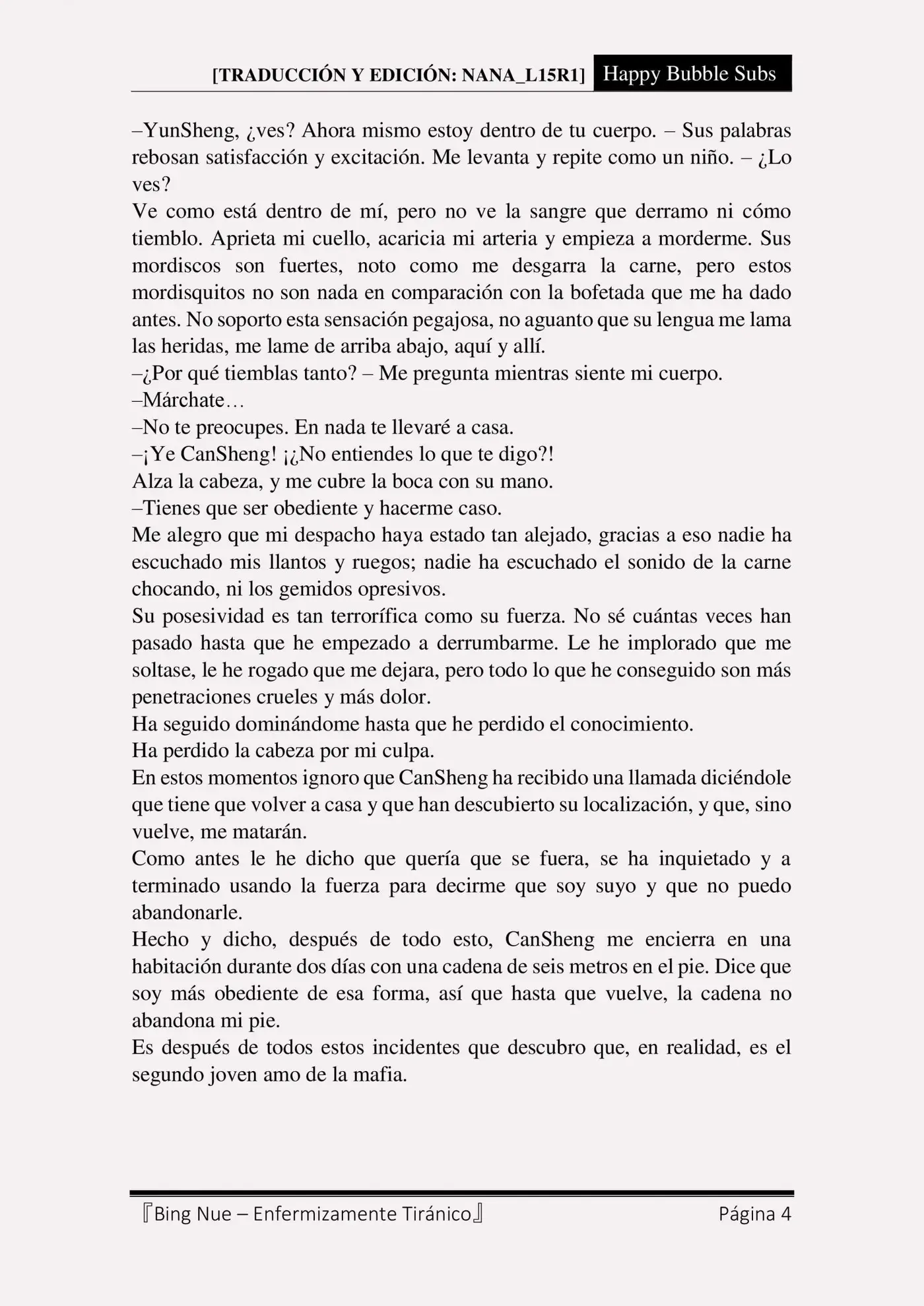 Bing Nue - Enfermizamente tiránico (2017) - Capítulo 8 - Página 4 - LectorTMOo