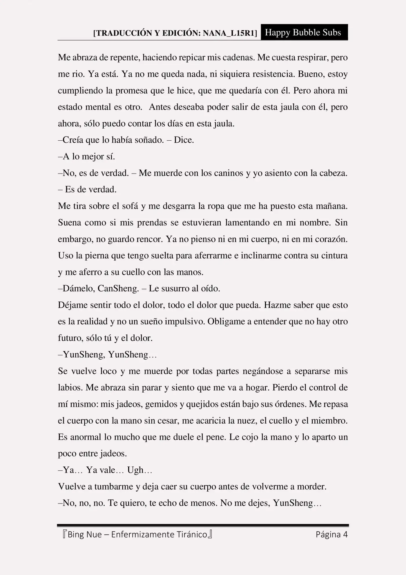 Bing Nue - Enfermizamente tiránico (2017) - Capítulo 83 - Página 4 - LectorTMOo