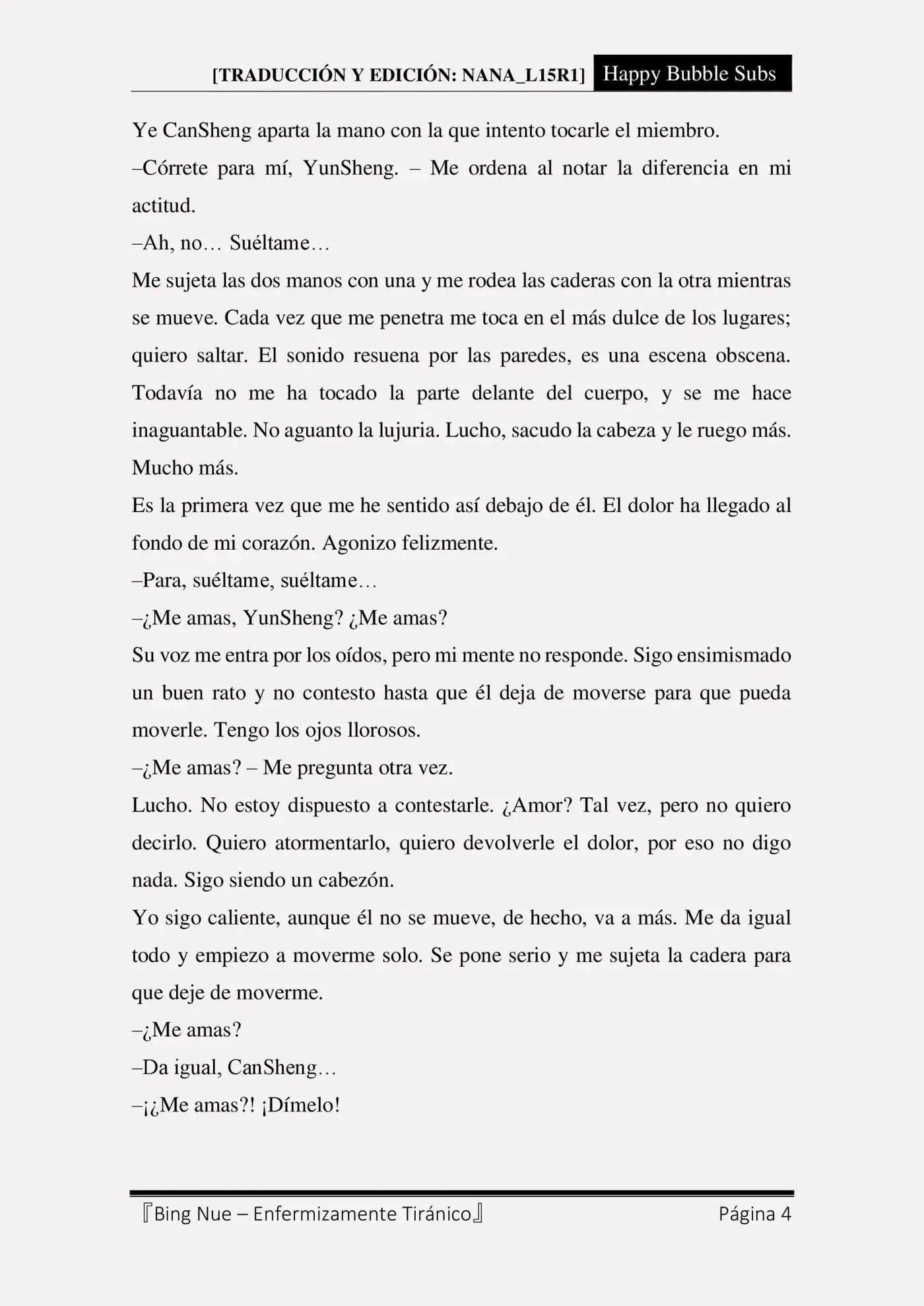 Bing Nue - Enfermizamente tiránico (2017) - Capítulo 84 - Página 4 - LectorTMOo