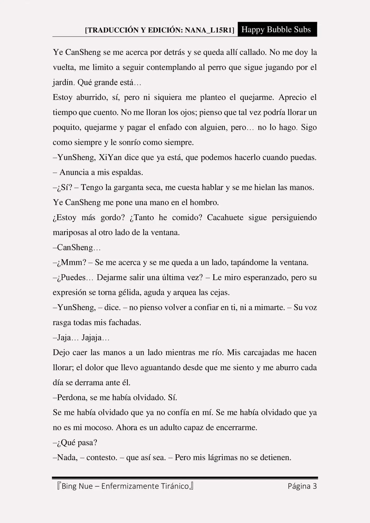 Bing Nue - Enfermizamente tiránico (2017) - Capítulo 86 - Página 3 - LectorTMOo