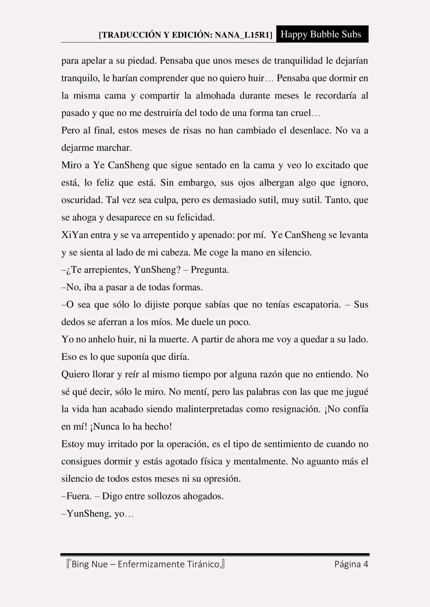 Bing Nue - Enfermizamente tiránico (2017) - Capítulo 87 - Página 4 - LectorTMOo