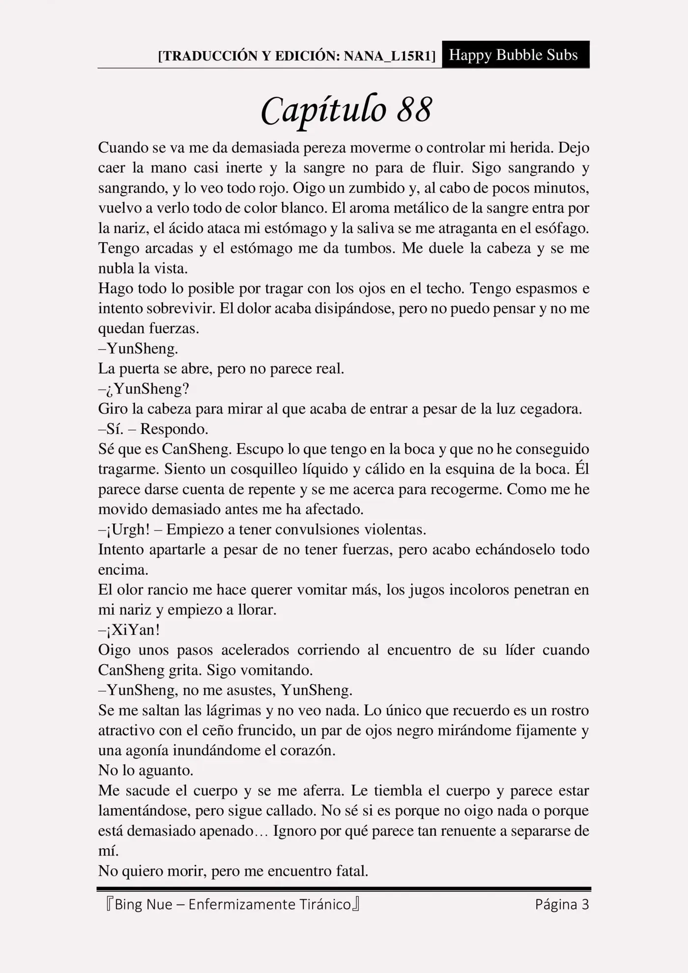 Bing Nue - Enfermizamente tiránico (2017) - Capítulo 88.89 - Página 3 - LectorTMOo