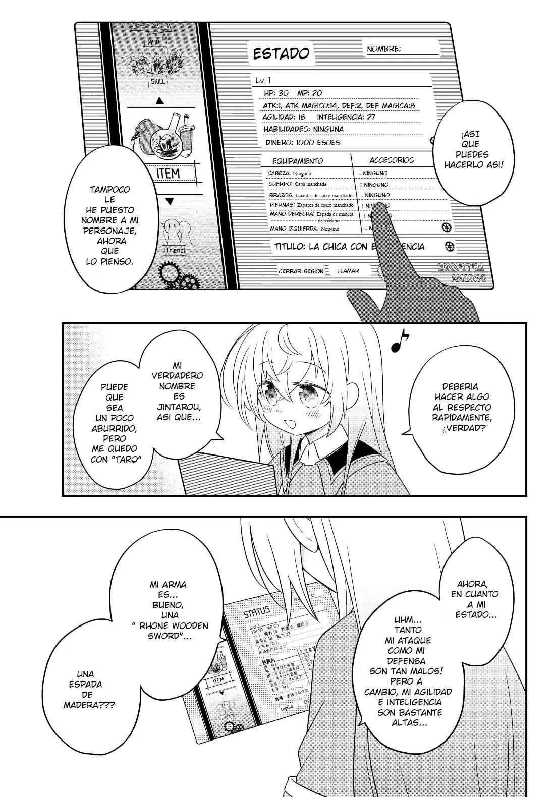 Bishoujo ni Natta kedo, Netoge Haijin Yattemasu (2020) - Capítulo 3.1 - Página 8 - LectorTMOo