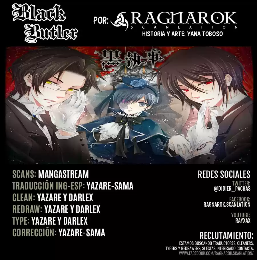 Black Butler (2006) - Capítulo 139 - Página 1 - LectorTMOo